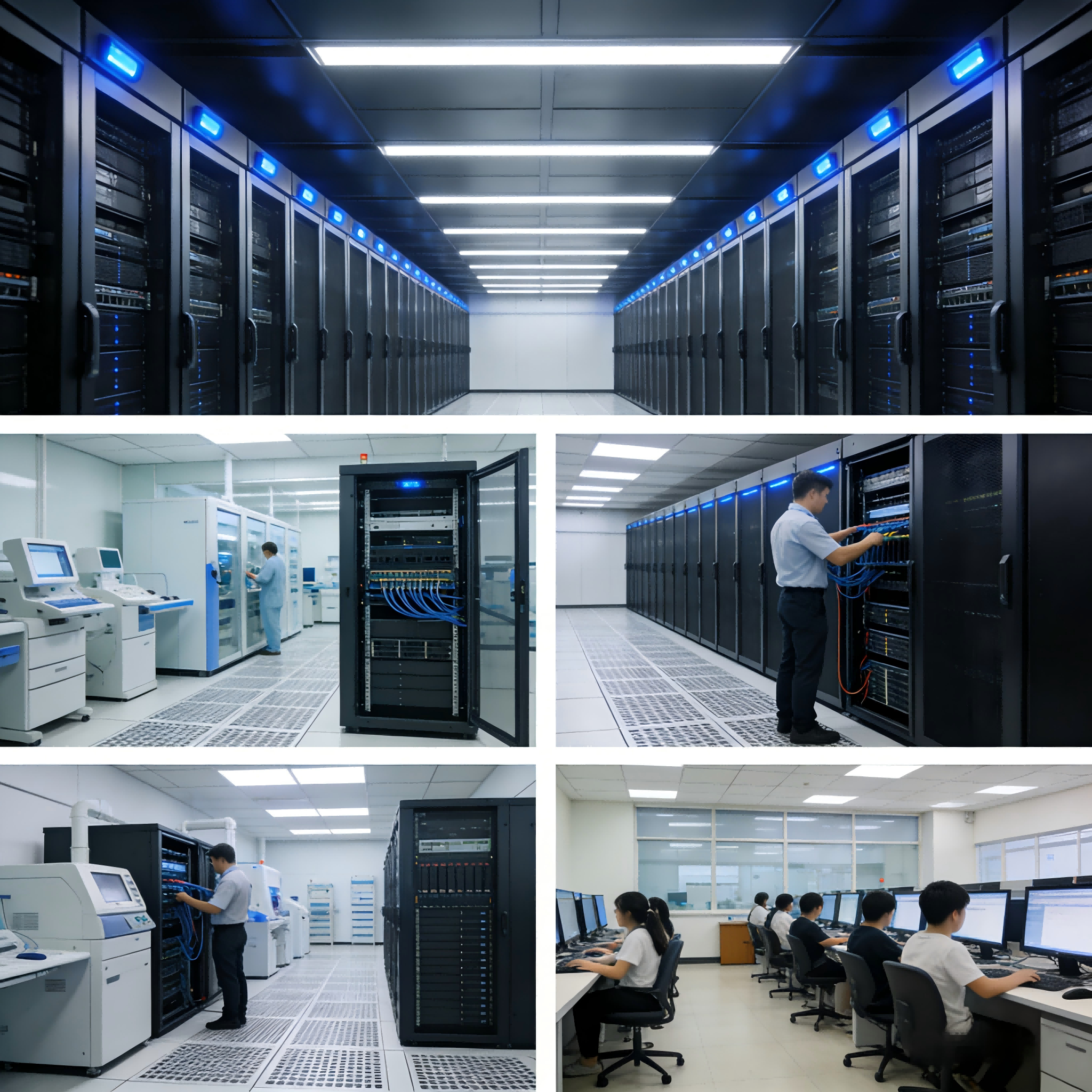 Data room equipment routine inspection